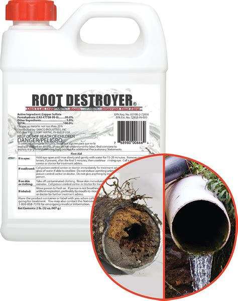 foaming root killer added to distribution box|root killer for wastewater systems.